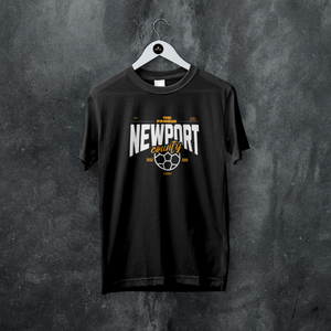 Newport County | Giant Killers T-shirt | Black