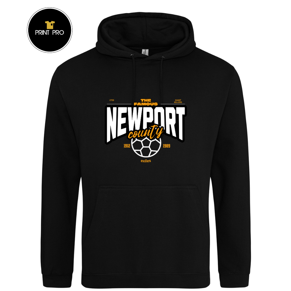 Newport County | Giant killers Hoodie | Black