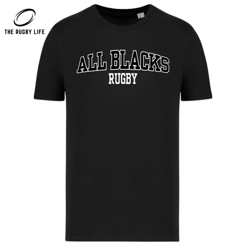 Premium All Blacks Rugby t-shirt | Black | The Rugby Life | Warped