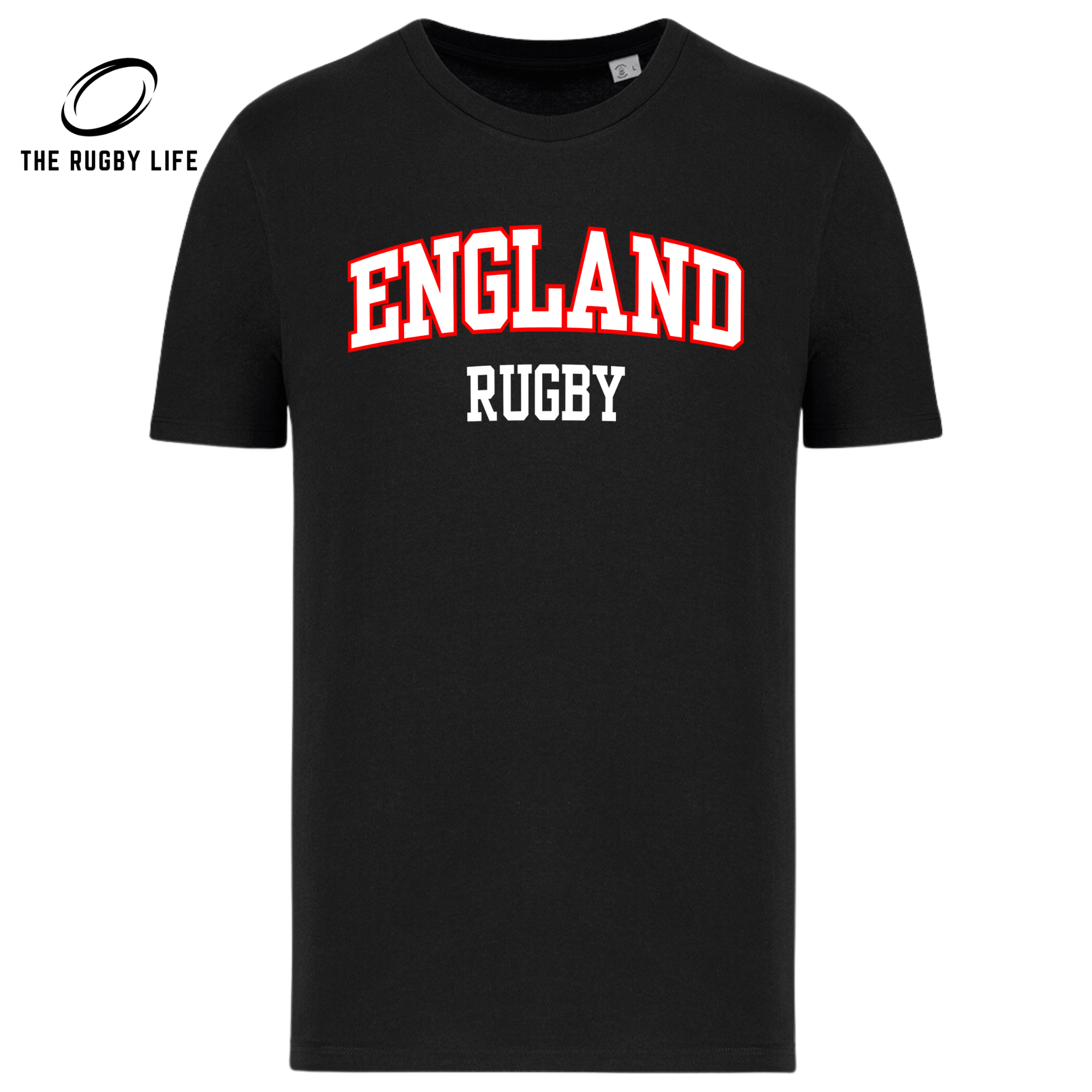 Premium England Rugby t-shirt | Black | The Rugby Life | Warped