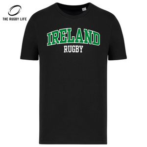 Premium Ireland Rugby t-shirt | Black | The Rugby Life | Warped
