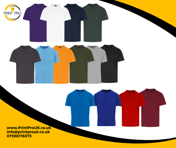 The 50 T-shirt deal | Printed or embroidered logo