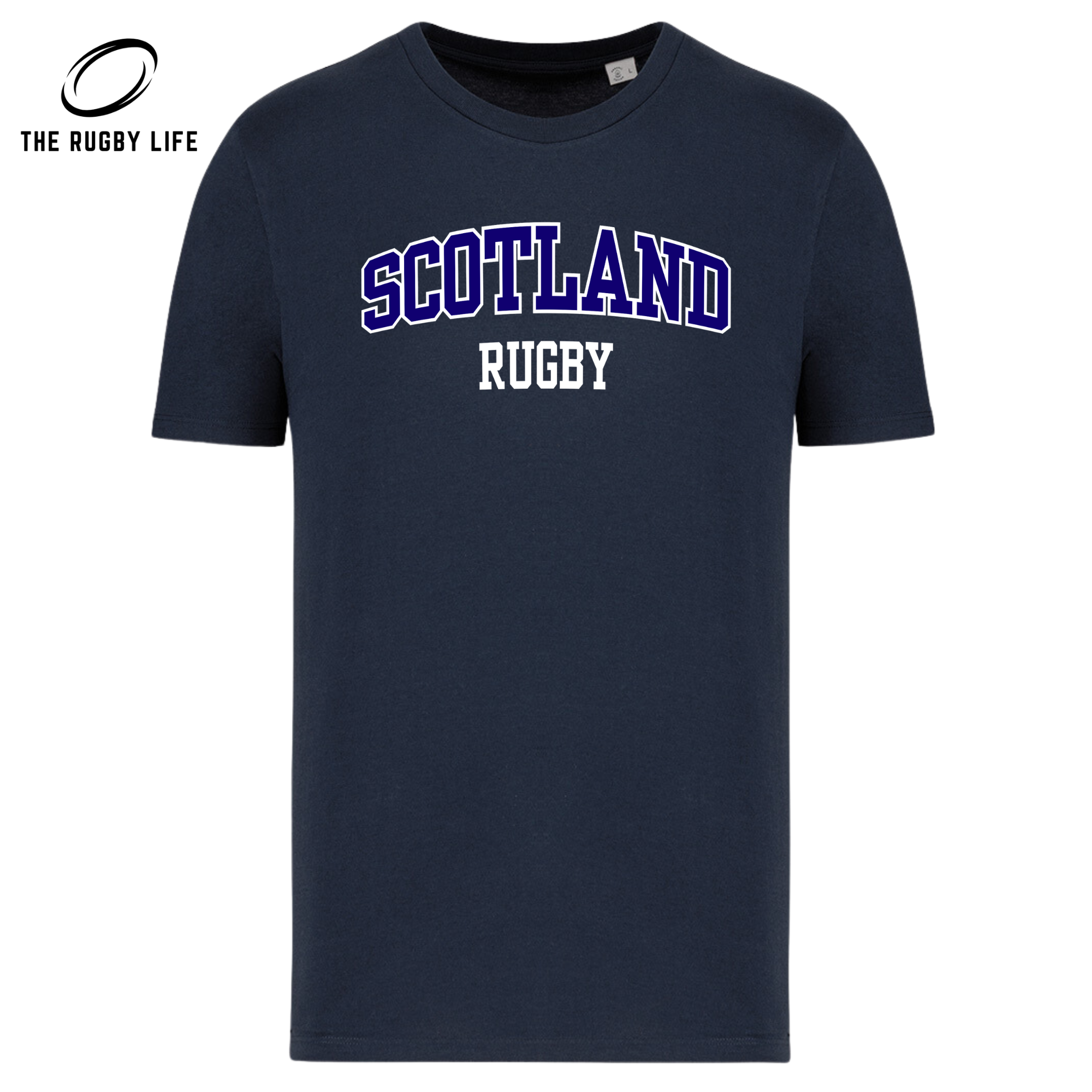 Premium Scotland Rugby t-shirt | Navy | The Rugby Life | Warped