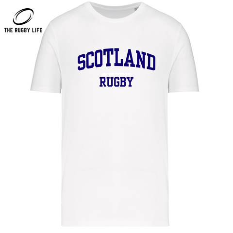 Premium Scotland Rugby t-shirt | White | The Rugby Life | Warped