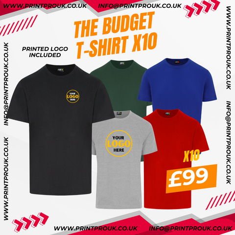 Bundles | The Budget T-shirt x10