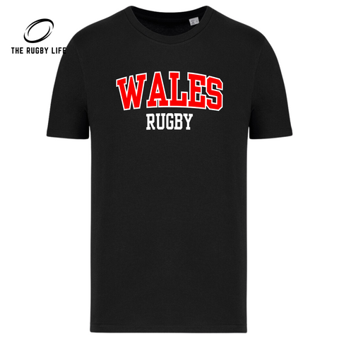 Premium Wales Rugby t-shirt | Black | The Rugby Life | Warped