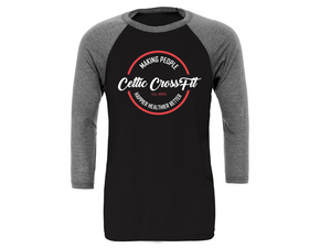 Celtic CrossFit | 3/4 Sleeve | Grey/Black