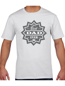 Best Dad T-shirt | Father's Day T-shirt | White