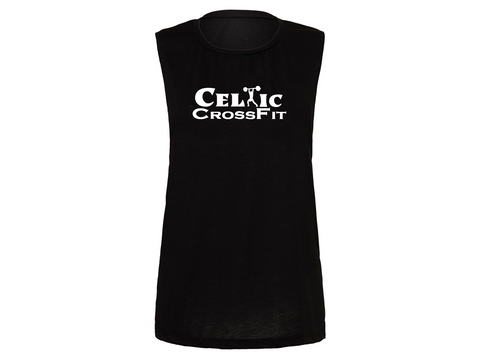 Celtic CrossFit | Women's Slash arm Vest | Black
