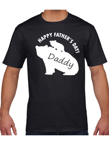 Daddy Bear T-shirt | Father's Day T-shirt | Black