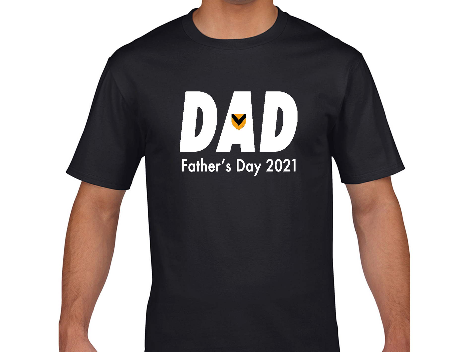 Newport County Dad T-shirt | Father's Day T-shirt | Black