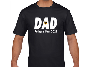 Newport County Dad T-shirt | Father's Day T-shirt | Black