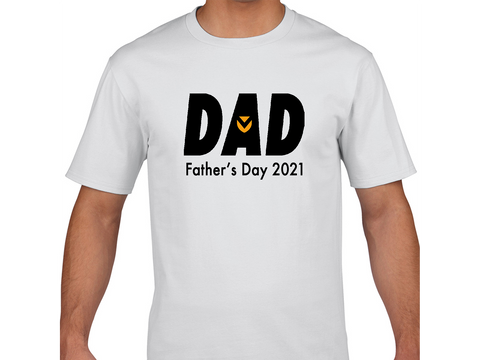 Newport County Dad T-shirt | Father's Day T-shirt | White