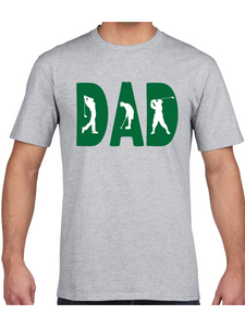 Golf Dad T-shirt | Father's Day T-shirt | Grey