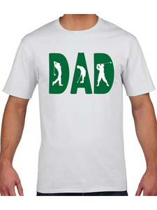 Golf Dad T-shirt | Father's Day T-shirt | White