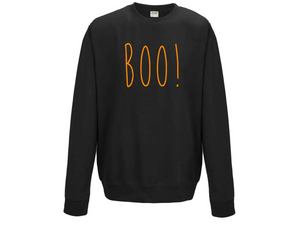 Halloween | Adult BOO! Sweatshirt | Black