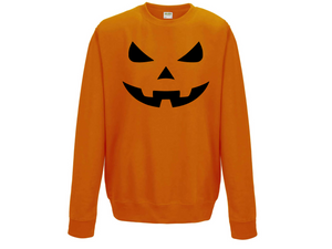 Halloween | Adult Pumpkin Sweatshirt | Orange