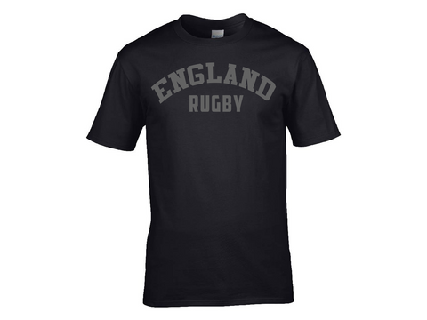 England Rugby T-shirt | Father's Day T-shirt | Black