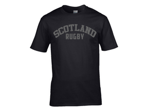 Scotland Rugby T-shirt | Father's Day T-shirt | Black