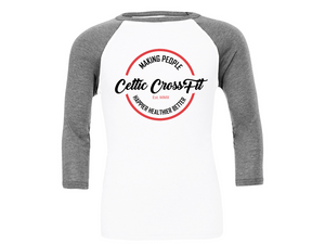 Celtic CrossFit | 3/4 Sleeve | Grey/White