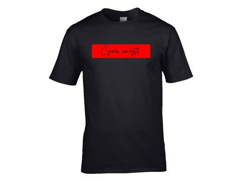 Cymru am byth t-shirt | Black