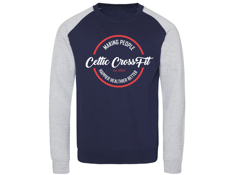 Celtic CrossFit | Unisex Sweatshirt | Navy/Grey