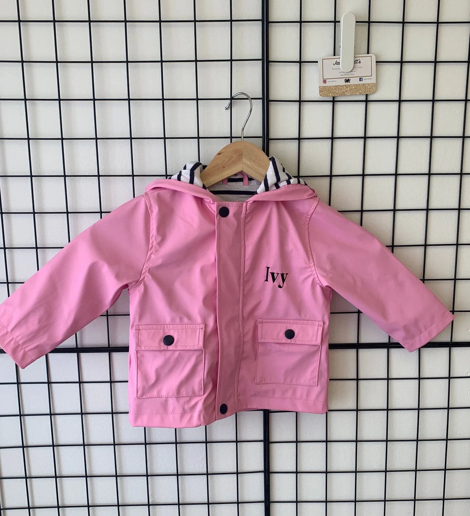 Children s Raincoat Personalised Baby Toddler Rain Mac Print Pro UK